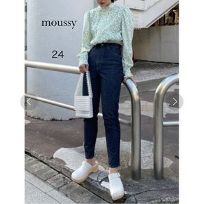 moussy スキニーデニムパンツ 24 インディゴ