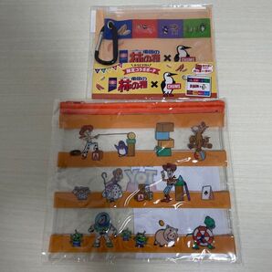 CHUMS 亀田の柿の種 コラボポーチ