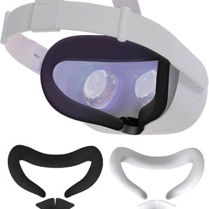 【2個セット】Quest 3 フェイスクッションカバー VR シリコン