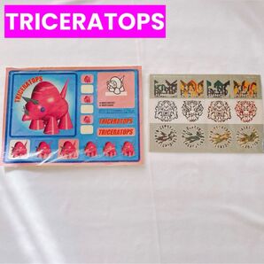 【 TRICERATOPS 】トライセラトップス raspberry KINGOFTHEJUNGLE ステッカー 2シート