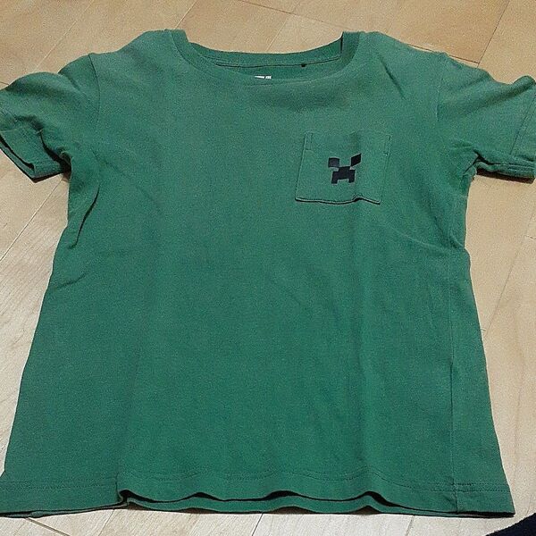 マインクラフト Tシャツ 130cm グリーン