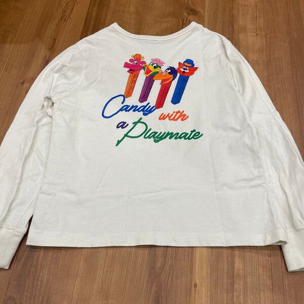 ペッツ 140 ロンT 可愛い Tシャツ ホワイト おすすめ トップス