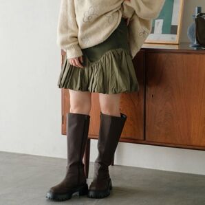 Kastane バルーン2WAYミニスカートカーキ 新品未使用タグなし