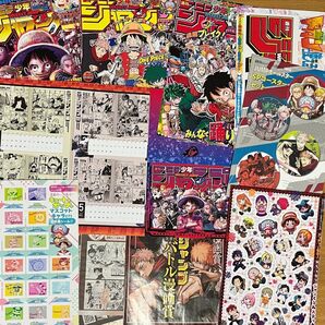 ジャンプ 付録 カレンダー ステッカー カードゲーム