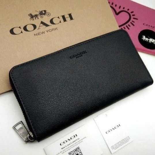 新作 新品 COACH 長財布 メンズ