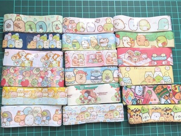 グログランリボンまとめ売り① 1m×18