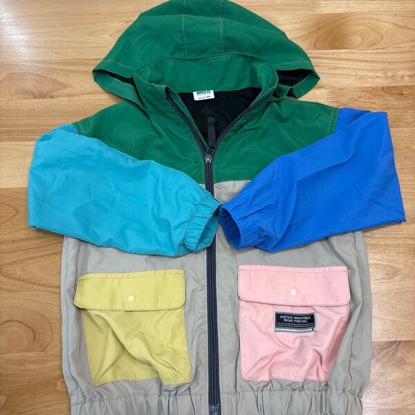 【子供服120】 BREEZE ブルゾン アウター 薄手ジャンパー