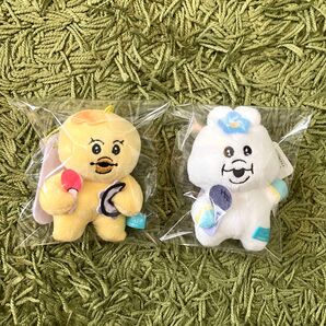 んぽちゃむ セリフ付きマスコット んぽちゃむマイク/きみまろ タンバリン 2種セット