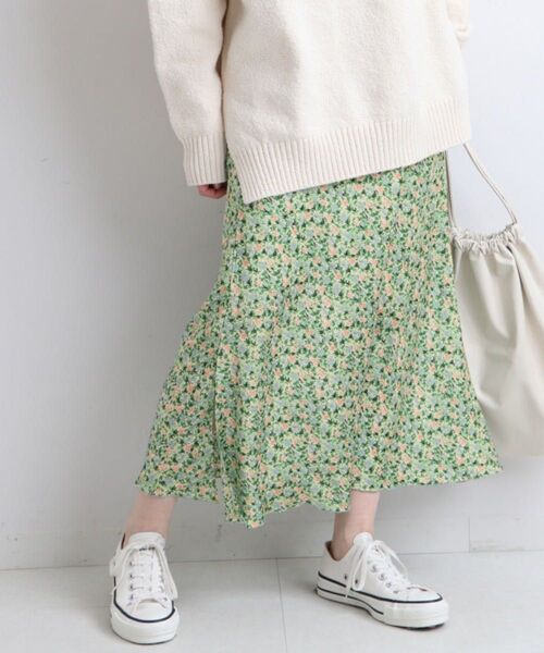 ☆ 美品 IENA / イエナ ウィステリア フラワースリットスカート 34 ☆