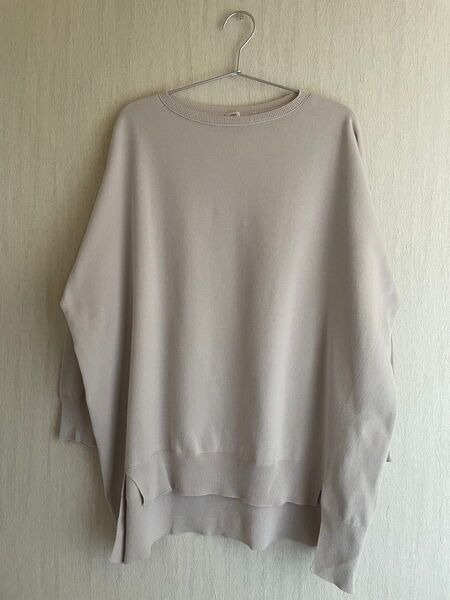 ☆ 美品 IENA / イエナ コットンストレッチ ワイド長袖プルオーバー ナチュラル ☆