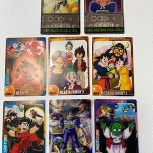 超ベジータ 179 ファイナルフラッシュ トレカ ドラゴンボールZ 鳥山明 当時物 3D 亀仙人181など【8枚セット】