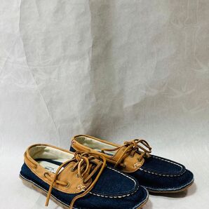 SPERRY TOPSIDER デッキシューズ レザー デニム 未使用品