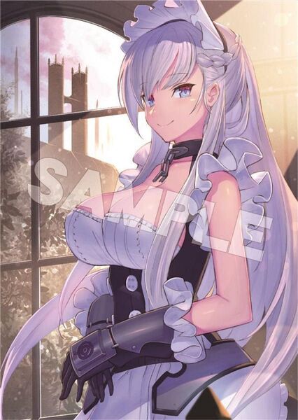 メロンブックス×アズールレーン メモリアルB2タペストリー ナダレ/ベルファスト ②