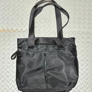 ZARA ナイロン トートバッグ ブラック