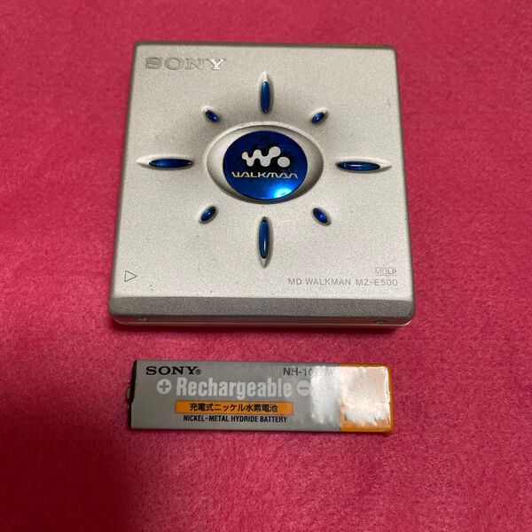 SONY ソニー MDウォークマン MZ-E500 ポータブルMDプレーヤー WALKMAN ジャンク品