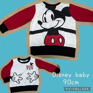 Disney baby ミッキーマウス トレーナー 90cm