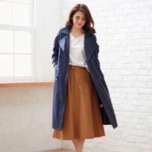 新品 ザンパ ネイビートレンチコート