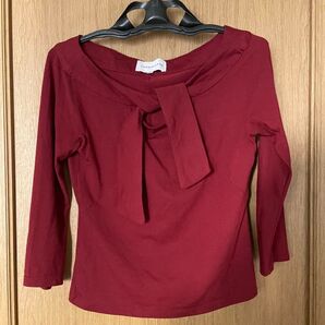 リトルボウトップス M レッド カットソー
