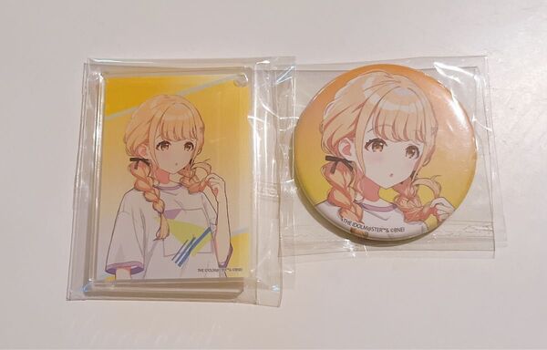 学マス 学園アイドルマスター 藤田ことね 缶バッジ アクリルキーホルダー アクキー