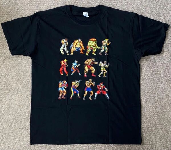 Tシャツ ストリートファイター2 Tシャツ ブラック XLサイズ