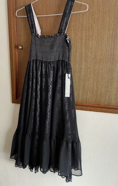 新品 やまだやの 肩紐ワンピース ノースリーブ