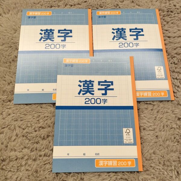 漢字ノート200字帳セット