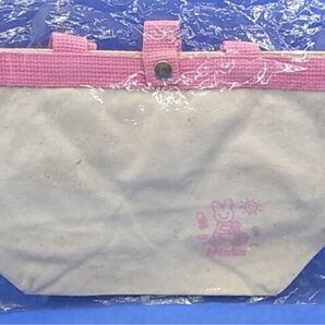 メリーズ ランチ トート バッグ 25×16×10cm キャンバス うさちゃん 三輪車 非売品