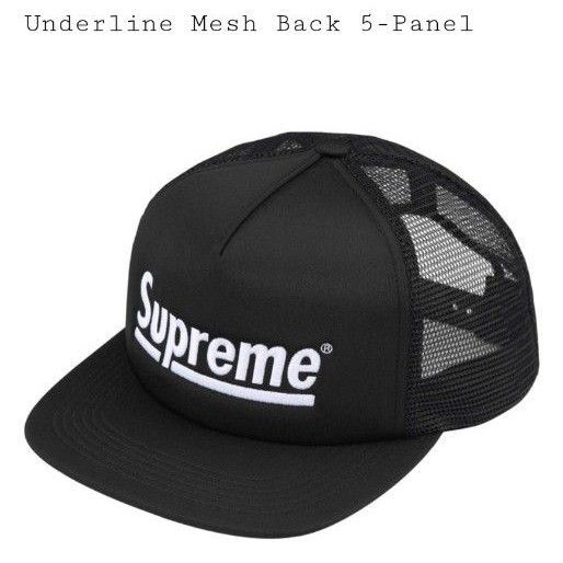 シュプリーム Supreme Underline Mesh Back 5-Panel