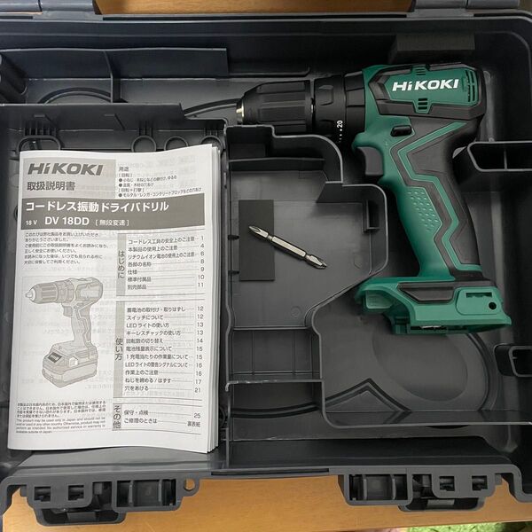 ケース付 新品 ハイコーキ 18V 振動ドライバドリル DV18DD