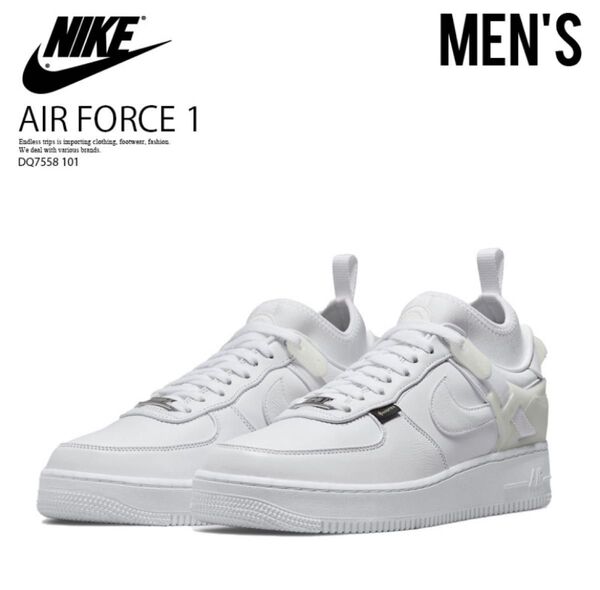 【LAST①足】UNDERCOVER × Nike Air Force 1 Low WHITE 28cm