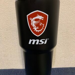 【新品未使用】msi ノベルティ ステンレス製タンブラー