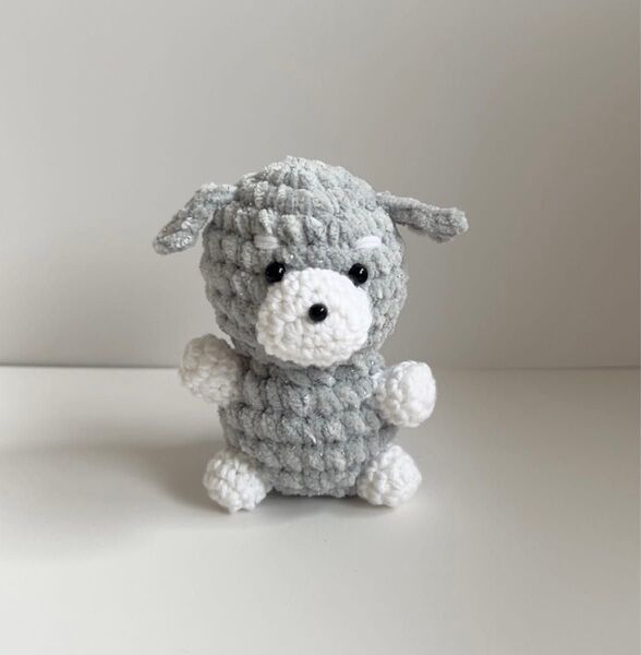 【ハンドメイド】あみぐるみ シュナウザー