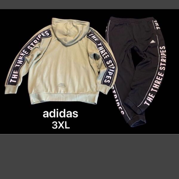 adidas セットアップ スウェットパーカー