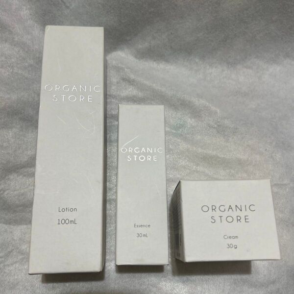 ORGANIC STORE 化粧水 乳液 クリーム 3点セット