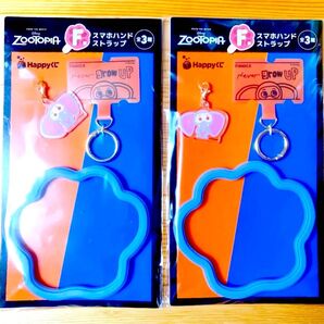 Disney ZOOTOPIA ズートピア Happyくじ F賞 スマホハンドストラップ フィニック アクリルチャーム 一番くじ