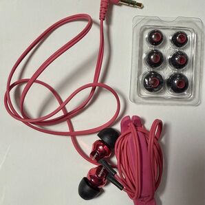 SONY イヤホン ピンク イヤーピース付き