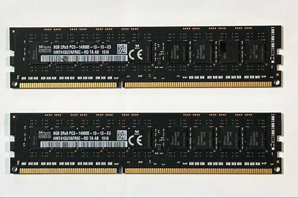 Apple純正 MacPro2013 DDR3メモリー 8GBx2枚②