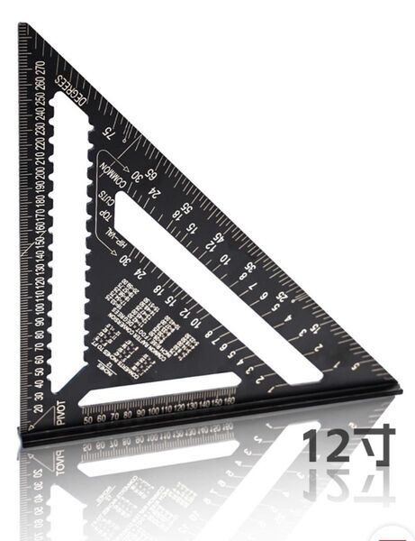 特大サイズ20インチ 丸ノコ 大工 マルノコガイド アルミ製 三角定規木材DIY