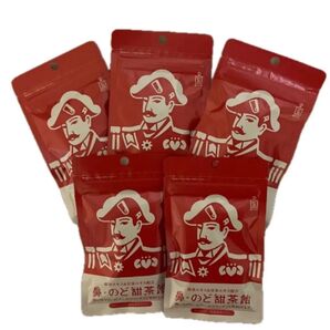 森下仁丹 鼻・のど甜茶飴 5袋