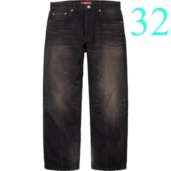 32 Supreme Distressed Loose Fit デニム シュプリーム ディストレド ルーズフィット デニム パンツ