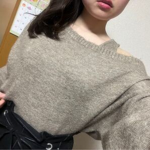 2way トップス ニット