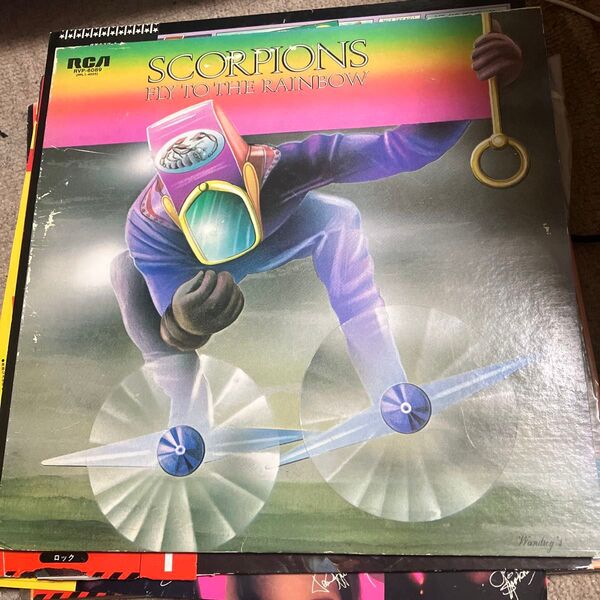 SCORPIONS FLY TO THE RAINBOW レコード