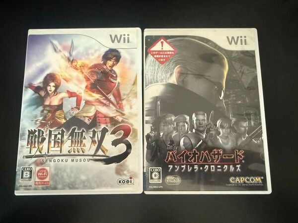 Wii ソフト バイオハザード アンブレラクロニクルズ 戦国無双3