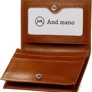 新品未使用 本革 高級 上質 イタリアンレザー 名刺入れ 大容量 50枚 キャメル