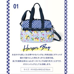 chesty × レスポートサック レモン フリル ギンガムチェック ショルダーバッグ ボストンバッグ 旅行用バッグ 【新品】