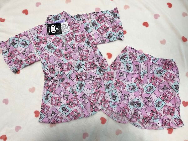 新品 サンリオ クロミ 甚平 浴衣 110 夏祭り お祭り