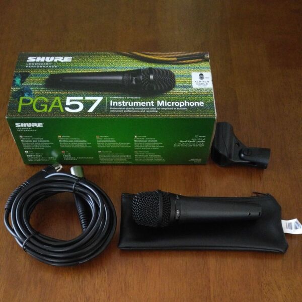 SHURE ダイナミックマイクロホン PGA57-XLR XLRケーブル 4.6m 付属