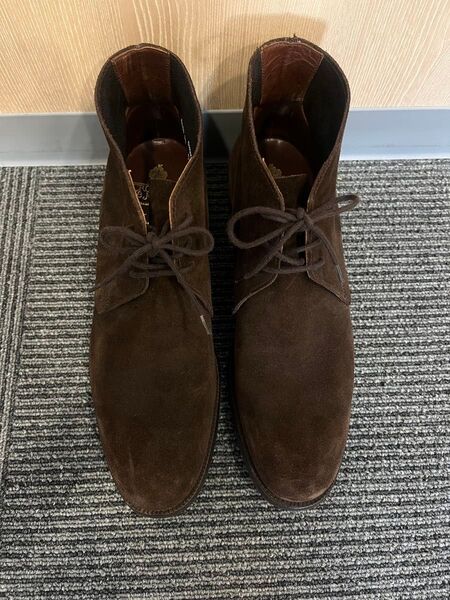 【美品】CROCKETT&JONES スエード チャッカブーツ