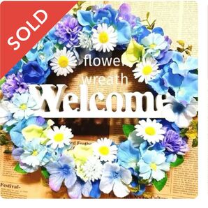 ウェルカムリース フラワーリース