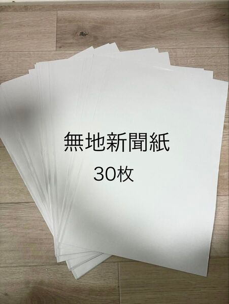新聞紙 無地新聞紙 梱包材 緩衝材 詰め物 更紙 床材 巣材 30枚 いぬ うさぎ とり